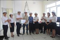 Công đoàn NPTS thăm hỏi, tặng quà CBCNV trên công trường Dự án Trạm biến áp 500kV Vĩnh Yên