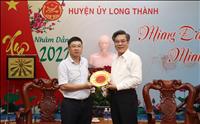 Tổng giám đốc EVNNPT Phạm Lê Phú làm việc với Bí thư Huyện ủy Long Thành (Đồng Nai)