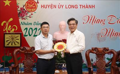 Tổng giám đốc EVNNPT Phạm Lê Phú làm việc với Bí thư Huyện ủy Long Thành (Đồng Nai)