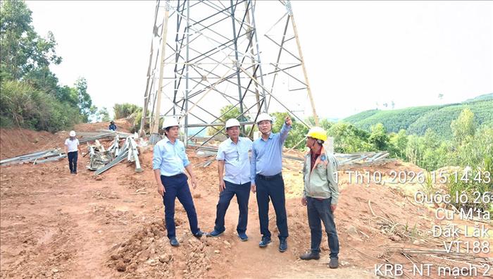 EVNNPT kiểm tra công tác chuẩn bị cắt điện giai đoạn 2 phục vụ thi công Dự án đường dây 220kV Krông Búk – Nha Trang mạch 2