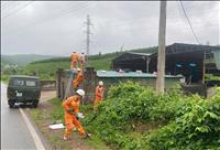 Các đơn vị truyền tải điện phía Bắc chủ động ứng phó với bão số 9