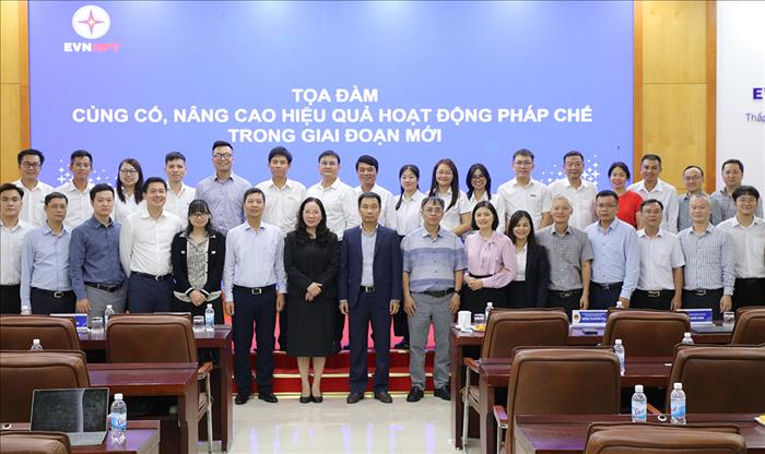 EVNNPT tổ chức Hội nghị tọa đàm hưởng ứng Ngày Pháp luật Việt Nam 2025