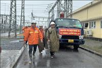 2 đoàn công tác của EVNNPT đang trực tiếp chỉ huy tại vùng tâm bão số 5