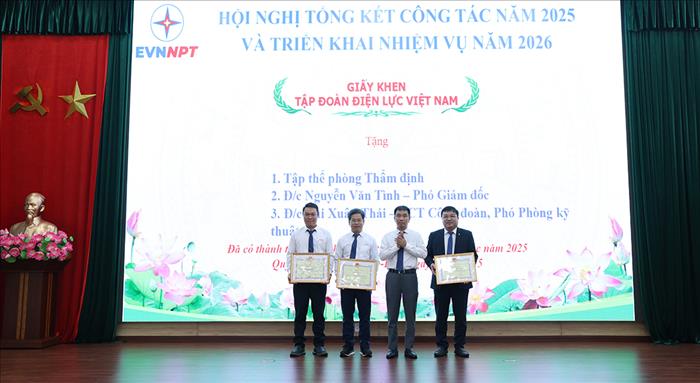 Ban QLDA các công trình điện miền Trung phát huy thành tích, tăng tốc thực hiện nhiệm vụ năm 2026