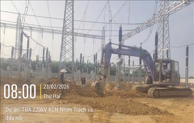 Các dự án truyền tải điện bắt tay ngay vào công việc sau kỳ nghỉ Tết