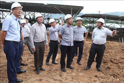 Thi công cụm công trình giải tỏa công suất NMNĐ BOT Vân Phong 1: Thế “chân tường” và nỗ lực của EVN và EVNNPT