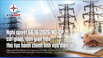 Cắt giảm, đơn giản hóa thủ tục hành chính lĩnh vực điện lực