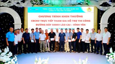 Công ty Truyền tải điện 1 tổ chức “Bữa cơm Công đoàn” tri ân CBCNV thi công các công trình trọng điểm