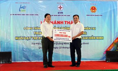 Khánh thành công trình cộng đồng phòng tránh thiên tai tại Quảng Bình