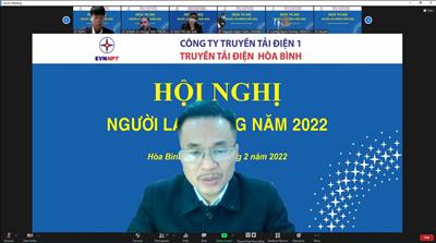 Truyền tải điện Hòa Bình tổ chức Hội nghị người lao động năm 2022