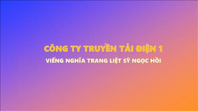 Video clip: Công ty Truyền tải điện 1 viếng nghĩa trang liệt sỹ Ngọc Hồi