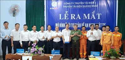 Truyền tải điện Quảng Ngãi thành lập Đội tự quản góp phần bảo vệ an toàn hệ thống lưới điện truyền tải