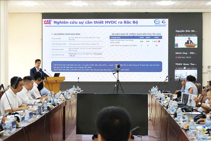  EVNNPT tổ chức hội thảo báo cáo cuối kỳ lần 1 đề án nghiên cứu áp dụng công nghệ truyền tải điện một chiều HVDC tại Việt Nam