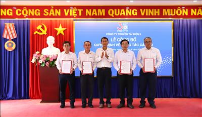 PTC3 kiện toàn nhân sự sau khi tinh gọn tổ chức bộ máy - đảm bảo vận hành lưới điện truyền tải quốc gia an toàn, ổn định