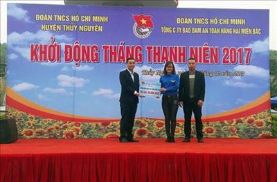 Đoàn Thanh niên TTĐ Đông Bắc 2 thực hiện công trình thanh niên tại huyện Thủy Nguyên