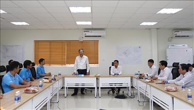 Đoàn công tác của EVN/EVNNPT làm việc với Công ty TNHH Điện lực Vân Phong