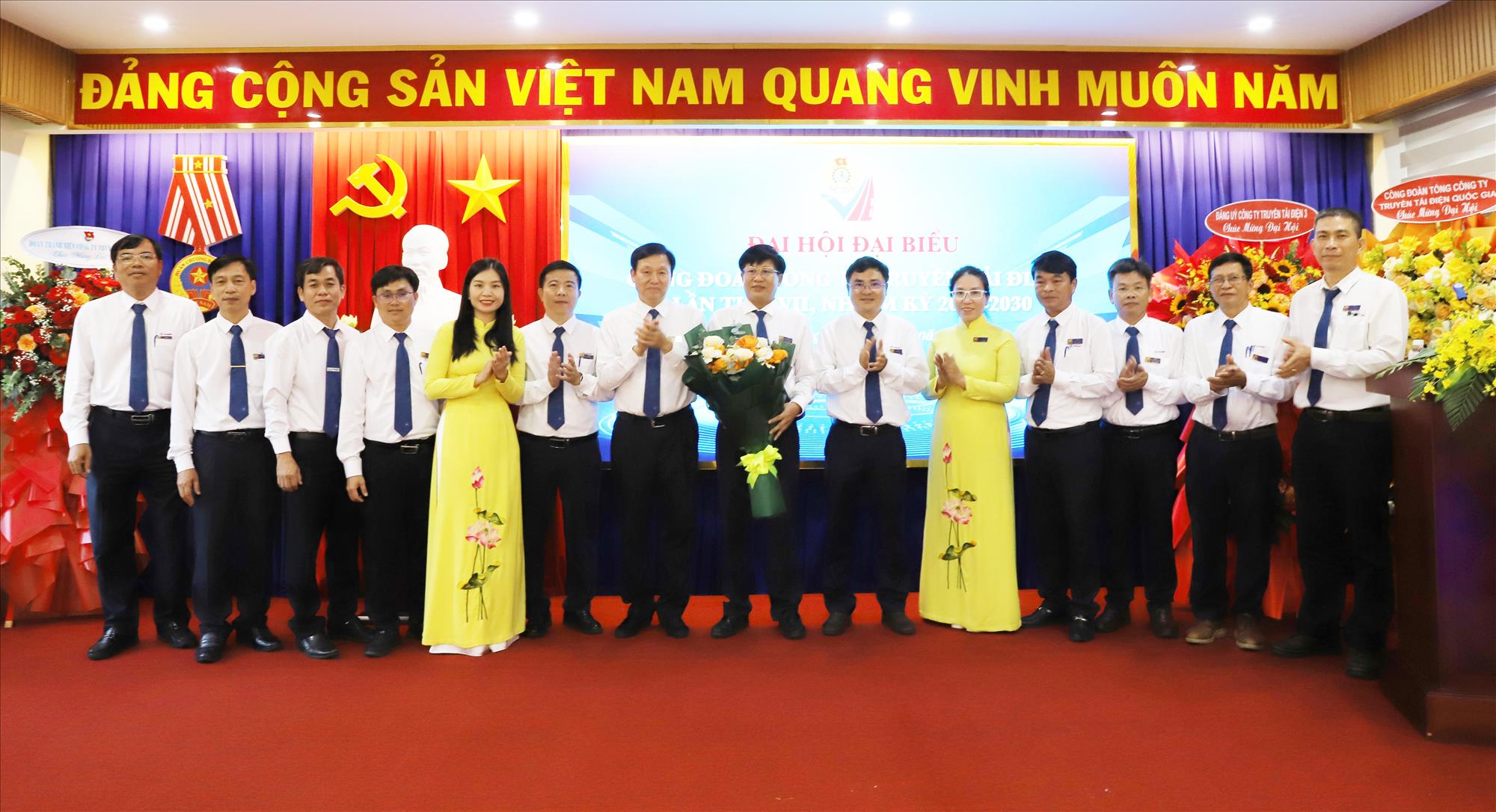 Đại hội Đại biểu Công đoàn Công ty Truyền tải điện 3 lần thứ VII, nhiệm kỳ 2025 – 2030: “Đoàn kết – Dân chủ - Kỷ cương – Đổi mới – Phát triển”