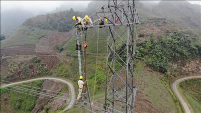 TTĐ Hòa Bình tổ chức lễ ra quân năm 2022, Sửa chữa cắt điện đường dây 500kV Sơn La - Hòa Bình