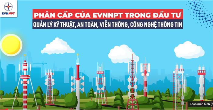 Phân cấp của EVNNPT trong công tác đầu tư, quản lý kỹ thuật, an toàn, viễn thông, công nghệ thông tin 