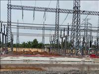 PTC4 đẩy nhanh tiến độ lắp máy biến áp thứ 2 tại Trạm biến áp 220kV Mỏ Cày