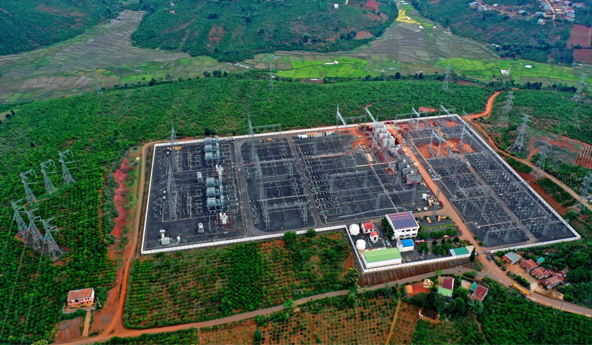 Đóng điện thành công máy biến áp AT1 Trạm biến áp 500kV Di Linh, nâng công suất của Trạm lên 1.350MVA