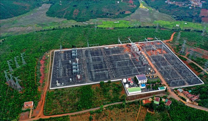Đóng điện thành công máy biến áp AT1 Trạm biến áp 500kV Di Linh, nâng công suất của Trạm lên 1.350MVA