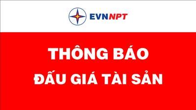Thông báo đấu giá Máy biến áp do Công ty Truyền tải điện 3 quản lý