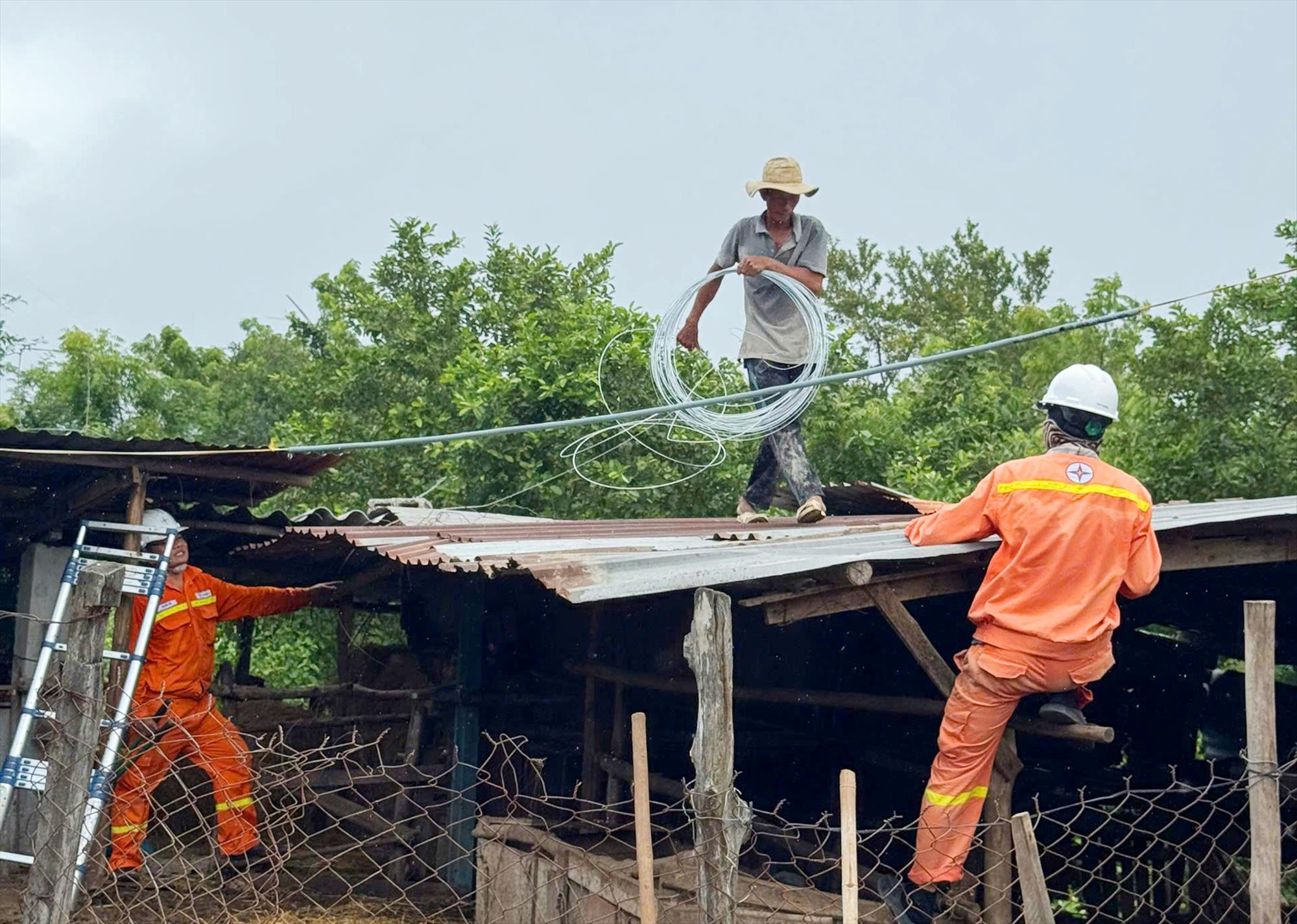 Công ty Truyền tải điện 3 chủ động, khẩn trương triển khai các biện pháp ứng phó với bão số 13 (KALMAEGI)