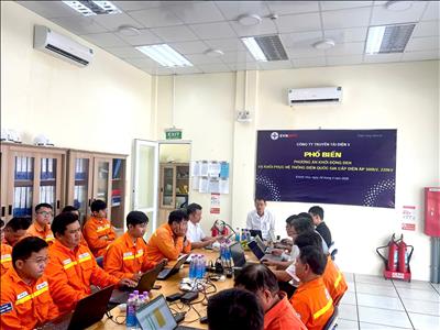 Phổ biến phương án khởi động đen hệ thống và diễn tập xử lý sự cố tại TBA 500kV Vân Phong