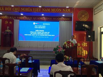 Truyền tải điện miền Đông 2: Tổ chức hội nghị tổng kết bảo vệ lưới điện truyền tải trên địa bàn thị xã Bình Long, tỉnh Bình Phước