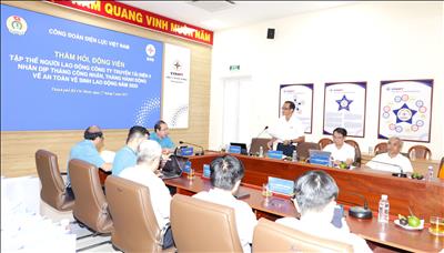 Công đoàn Điện lực Việt Nam thăm hỏi người lao động Công ty Truyền tải điện 4 nhân Tháng Công nhân và Tháng hành động ATVSLĐ năm 2025 