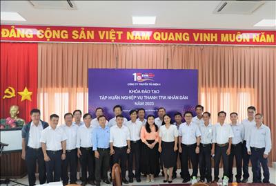 Công ty Truyền tải điện 4 tổ chức tập huấn nghiệp vụ Thanh tra nhân dân năm 2023 