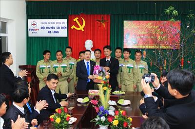 Lãnh đạo PTC1 thăm, chúc Tết CBCNV TTĐ Đông Bắc 1 và Đông Bắc 2
