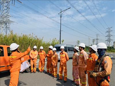 Truyền tải điện TP.Hồ Chí Minh 1: Kịp thời xử lý khiếm khuyết, đảm bảo vận hành an toàn đường dây 500kV