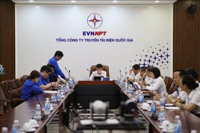 Ban Thường vụ Đảng uỷ EVNNPT làm việc với Ban Thường vụ Đoàn Thanh niên EVNNPT nhân dịp kỷ niệm 92 năm ngày thành lập Đoàn TNCS Hồ Chí Minh