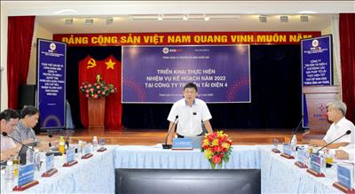 Tổng Giám đốc Tổng công ty Truyền tải điện Quốc gia họp triển khai nhiệm vụ kế hoạch năm 2022 tại PTC4  