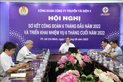 Công đoàn PTC4 sơ kết hoạt động 6 tháng đầu năm 2022 và triển khai nhiệm vụ 6 tháng cuối năm 2022