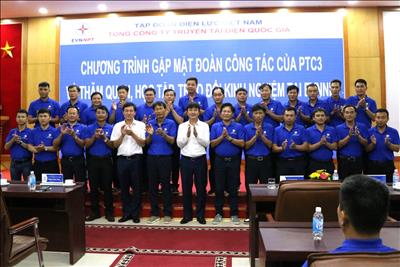 EVNNPT gặp mặt đoàn công tác của PTC3