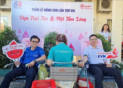 PTC4 tổ chức hiến máu nhân đạo hưởng ứng “Tuần lễ hồng EVN lần thứ VIII” năm 2022