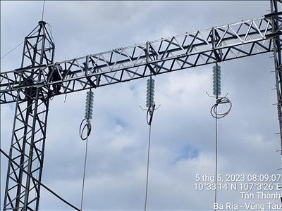 Truyền tải điện Miền Đông 1 hoàn thành dự án “Lắp đặt 2 ngăn lộ 110kV tại TBA 220kV Tân Thành”
