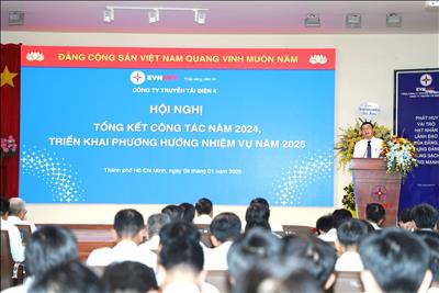 Công ty Truyền tải điện 4 đảm bảo truyền tải điện an toàn, liên tục với sản lượng hơn 110,6 tỷ kWh điện năm 2024