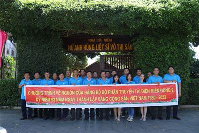TTĐ miền Đông 2 tổ chức chương trình về nguồn kỷ niệm 93 năm ngày thành lập Đảng cộng Sản Việt Nam