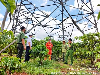 Đảm bảo an ninh, an toàn lưới truyền tải điện trên địa bàn tỉnh Lâm Đồng dịp Lễ 30/4 và 1/5