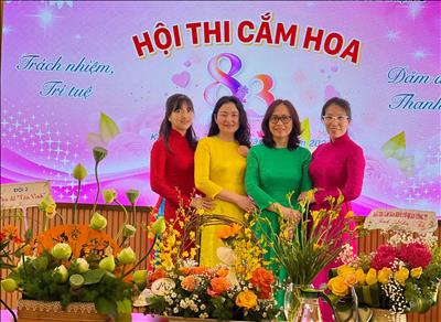 Công đoàn Cơ quan PTC3 tổ chức Hội thi cắm hoa chào mừng kỷ niệm 113 năm Ngày Quốc tế phụ nữ 8-3