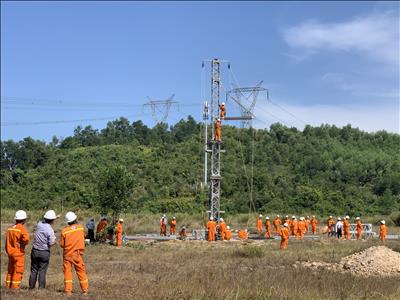 PTC2 tổ chức đào tạo tính toán, lắp đặt hệ thống cột dự phòng khẩn cấp ERS