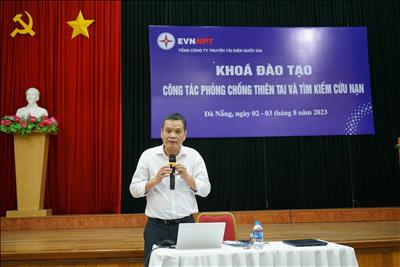 EVNNPT tổ chức đào tạo “Công tác phòng chống thiên tai và tìm kiếm cứu nạn năm 2023”