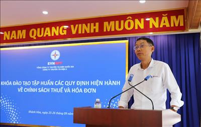 PTC3 tổ chức khóa tập huấn các quy định hiện hành về chính sách thuế và hóa đơn