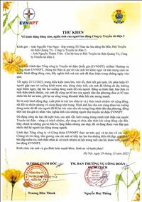 Tổng Giám đốc và Công đoàn EVNNPT kịp thời động viên hành động dũng cảm cứu người