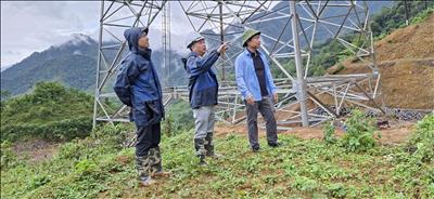 Lãnh đạo NPMB kiểm tra hiện trường, quyết liệt thúc đẩy tiến độ Dự án đường dây 220kV Than Uyên – Lào Cai