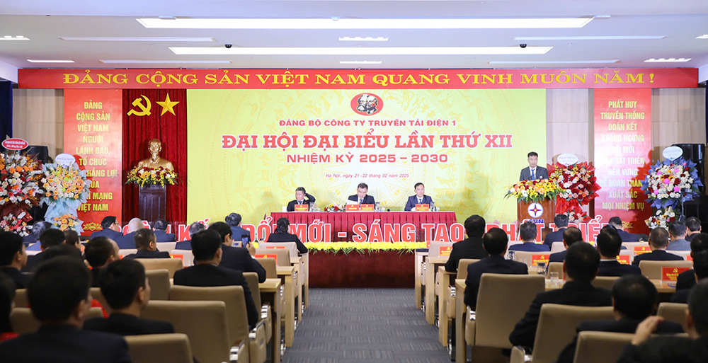 PTC1 tổ chức thành công Đại hội đại biểu Đảng bộ Công ty Truyền tải điện 1 (PTC1) lần thứ XII